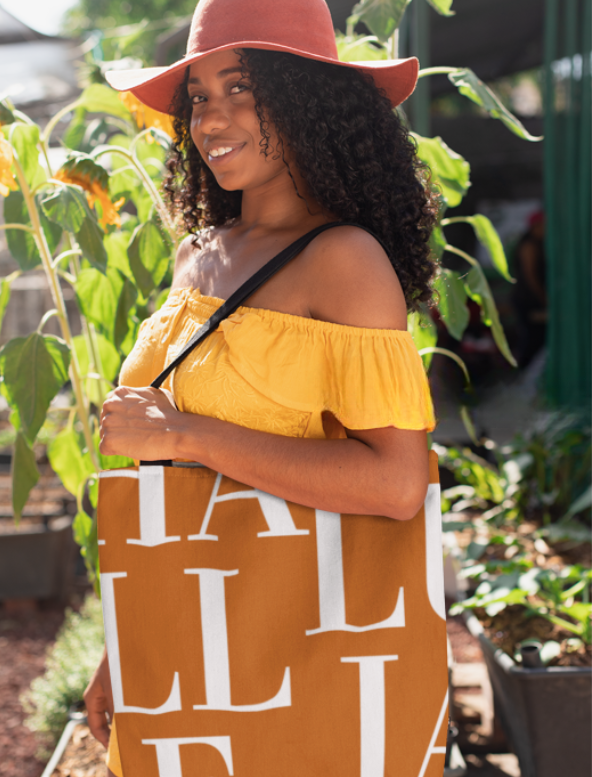 Bold Praise Canvas Tote Bag